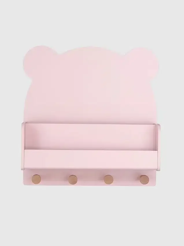 Półka ścienna babyGap Brannan Bear z 4 haczykami