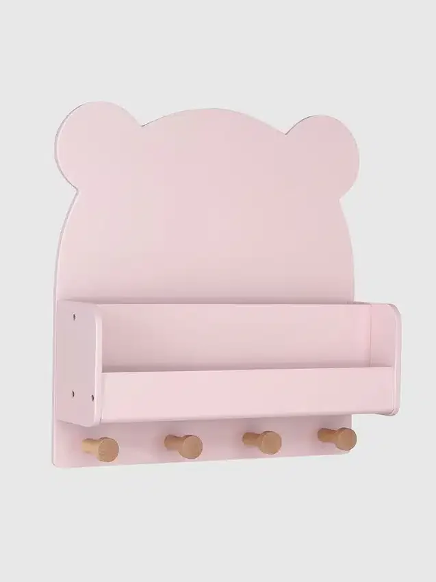 Półka ścienna babyGap Brannan Bear z 4 haczykami