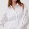 Plisowana mini sukienka koszulowa
