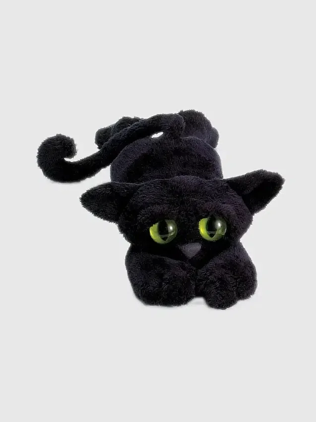 Pluszowa zabawka Lanky Cats – czarny kot Ziggy