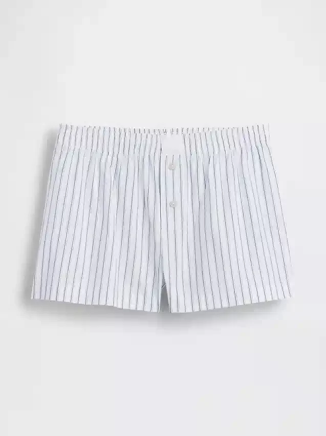 Popelinowe szorty piżamowe typu boxer
