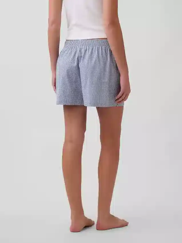 Popelinowe szorty piżamowe typu boxer