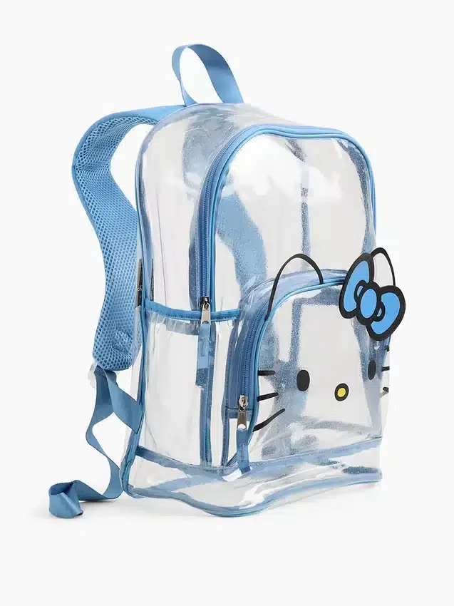 Przezroczysty plecak dla dzieci Hello Kitty