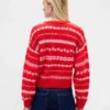 Puszysty sweter oversize z okrągłym dekoltem