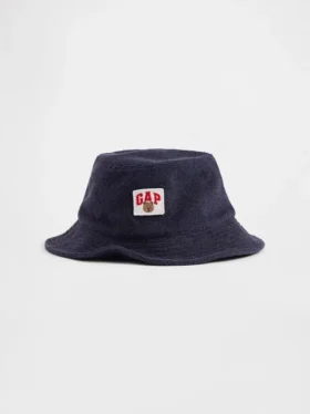 Ręcznikowa czapka z daszkiem dla niemowląt i maluchów z logo Brannan Bear