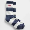 Skarpety do kostek z logo w paski rugby