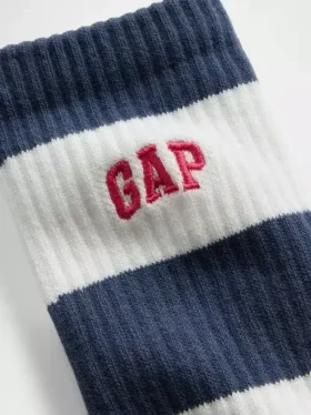 Skarpety do kostek z logo w paski rugby