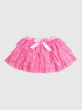 Słodka spódniczka tutu z malinową kokardką