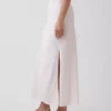 Spódnica maxi typu slip z mieszanki lnu