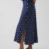 Spódnica maxi typu slip z mieszanki lnu