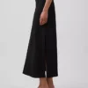 Spódnica maxi typu slip z mieszanki lnu