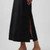 Spódnica maxi typu slip z mieszanki lnu