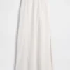 Spódnica maxi typu slip z mieszanki lnu