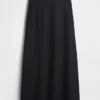 Spódnica maxi typu slip z mieszanki lnu