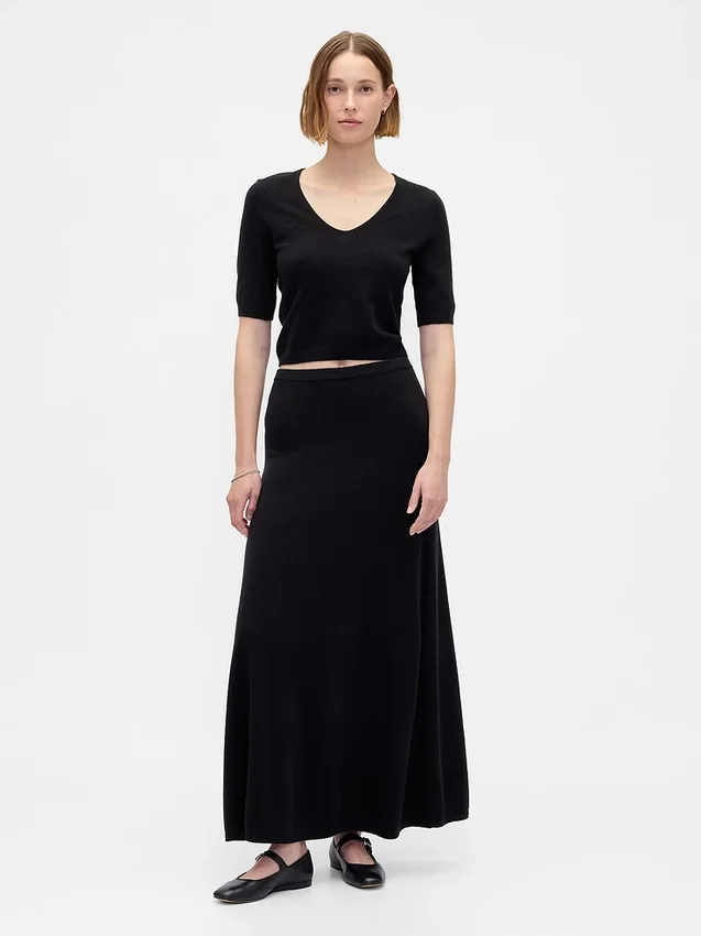 Spódnica typu maxi z dzianiny CashSoft