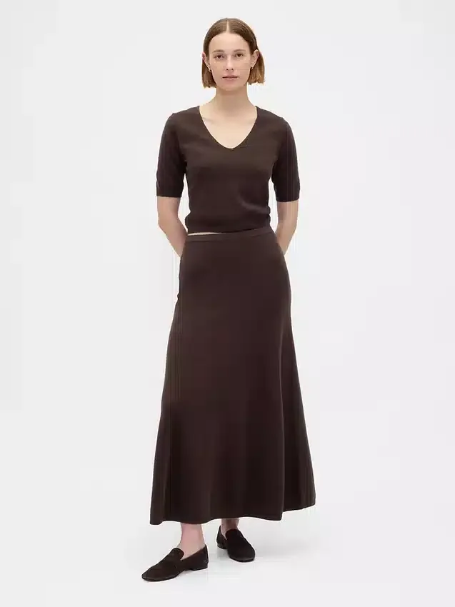 Spódnica typu maxi z dzianiny CashSoft