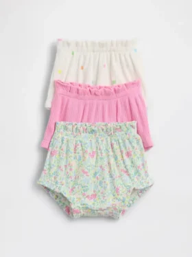 Spodenki typu bloomers z falbankami Tinyrib z serii „Baby First Favorites” (zestaw 3 szt.)
