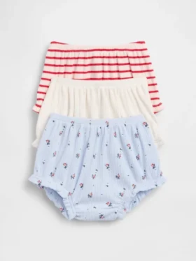 Spodenki typu bloomers z falbankami Tinyrib z serii „Baby First Favorites” (zestaw 3 szt.)