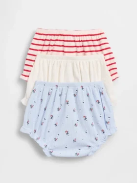 Spodenki typu bloomers z falbankami Tinyrib z serii „Baby First Favorites” (zestaw 3 szt.)