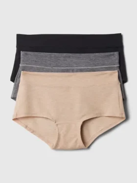 Spodenki typu shorty z niskim stanem i oddychającym materiałem (pakiet 3 szt.)