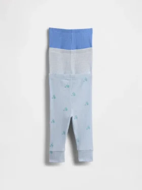 Spodnie dla niemowląt „Baby First Favorites” z dzianiny typu tinyrib (pakiet 3 szt.)
