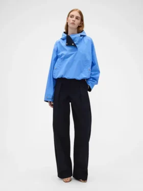 Spodnie GAP × Victoria Beckham z wysokim stanem i plisami w kształcie łuku