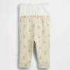 Spodnie na gumce z bawełny organicznej „Baby First Favorites” (pakiet wielopakowy)