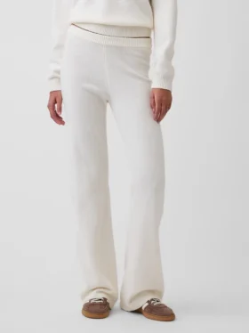 Spodnie sweterkowe typu bootcut z serii CashSoft