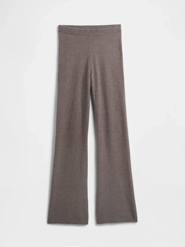 Spodnie sweterkowe typu bootcut z serii CashSoft