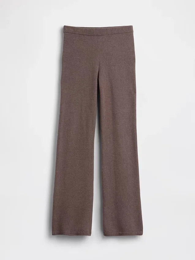 Spodnie sweterkowe typu bootcut z serii CashSoft