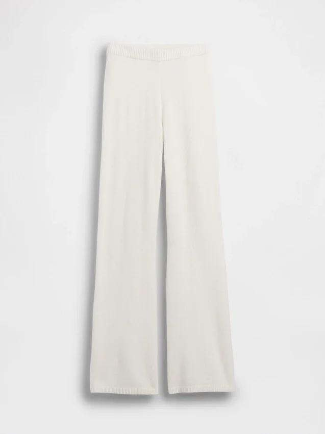 Spodnie sweterkowe typu bootcut z serii CashSoft