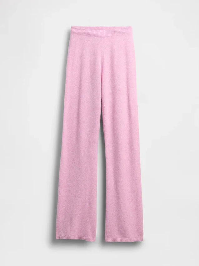 Spodnie sweterkowe typu bootcut z serii CashSoft