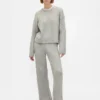 Spodnie sweterkowe z dzianiny typu „cable-knit” z serii CashSoft