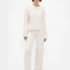 Spodnie sweterkowe z dzianiny typu „cable-knit” z serii CashSoft