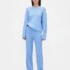 Spodnie sweterkowe z dzianiny typu „cable-knit” z serii CashSoft