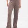 Spodnie sweterkowe z dzianiny typu „cable-knit” z serii CashSoft
