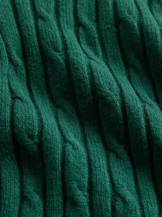 Spodnie sweterkowe z dzianiny typu „cable-knit” z serii CashSoft