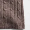 Spodnie sweterkowe z dzianiny typu „cable-knit” z serii CashSoft