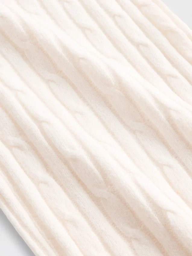 Spodnie sweterkowe z dzianiny typu „cable-knit” z serii CashSoft