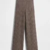 Spodnie sweterkowe z dzianiny typu „cable-knit” z serii CashSoft