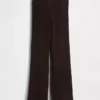 Spodnie sweterkowe z dzianiny typu „cable-knit” z serii CashSoft