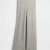 Spodnie sweterkowe z dzianiny typu „cable-knit” z serii CashSoft