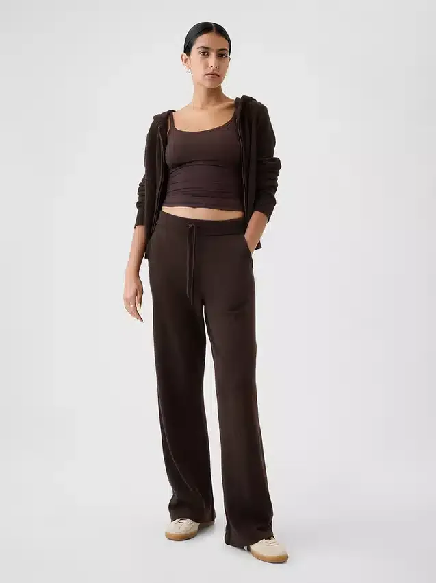 Spodnie sweterkowe z materiału CashSoft