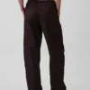 Spodnie typu „barrel” z popeliny