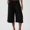Spodnie typu culotte z niskim stanem