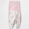 Spodnie z bawełny organicznej „Baby First Favorites” (pakiet 3 szt.)