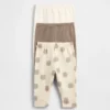 Spodnie z bawełny organicznej „Baby First Favorites” (pakiet 3 szt.)