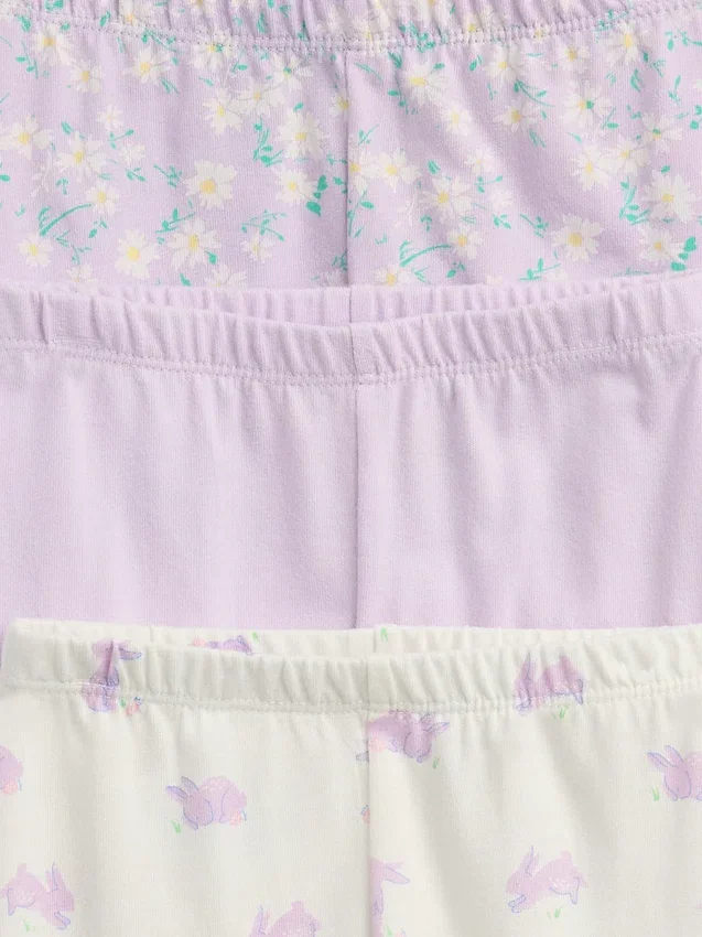 Spodnie z bawełny organicznej „Baby First Favorites” (pakiet 3 szt.)