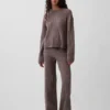 Swetr z dzianiny warkoczowej CashSoft w stylu oversize