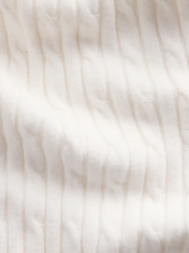 Spodnie z dzianiny typu cable-knit z serii CashSoft o luźnym kroju